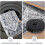 Washable faux wool area rug 4x6 ft grey 6