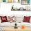 Fodere per cuscini bordeaux, 45x45 cm, set da 4 2