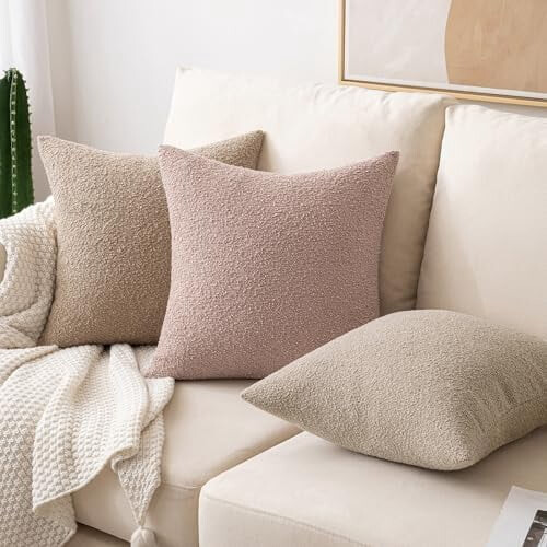 Μαξιλαροθήκες Boucle 20x20in Σετ των 2 1