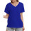 Γυναικεία T-shirts με κοντομάνικα και V λαιμόκοψη, καλοκαιρινά μπλουζάκια με τσέπη 1