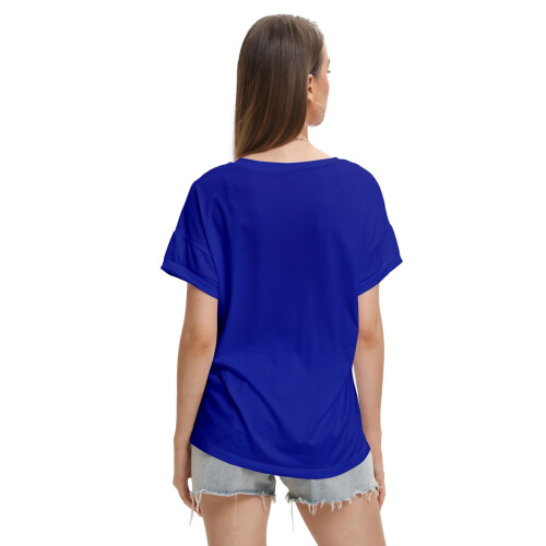 Γυναικεία T-shirts με κοντομάνικα και V λαιμόκοψη, καλοκαιρινά μπλουζάκια με τσέπη 1