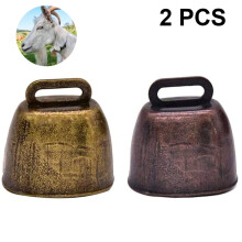 Cloche en métal avec poignée (1 pièce)