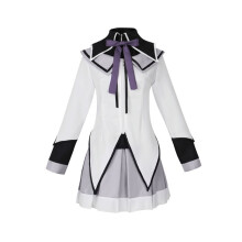 (L) Women's Akemi Homura Cosplay Costume Anime Magical Girl Battle Outfit