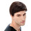 Peluca corta de encaje frontal, cabello liso, 25 cm 8