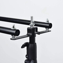 BalsaCircle 10 feet Black Double Cross Bars Mounting Hardware Photo Backdrop Stand Kit Wedding Party