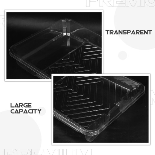 6pcs Plastic Paint Tray for DIY Projects with Enhanced Painting Tool and Large Capacity 2