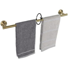 Badhanddoekstang van roestvrij staal, 24 inch, goudkleurig