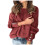 Damen-Pullover, Langarm, einfarbig, Muster, XXXL 1