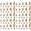 230Pcs Hexagonal Head T-Nuts for Woodworking Projects Threaded Inserts Assortment 2.5X1.2cm 4