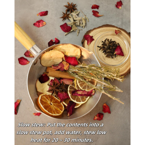 Simmering Potpourri with Dried Orange and Cinnamon Sticks 2