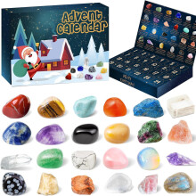 Calendário do Advento de Pedras Preciosas de Cristal 2025 – 24 Cura