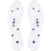 Magnetic Acupressure Massage Insoles - Soft Breathable Washable, Foot Therapy Reflexology Inserts for Men Women Foot Pain Relief