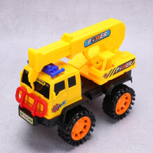 1 Stück Kranspielzeug für Kinder, Baustellenfahrzeug, gelbes Kunststoffspielzeug, pädagogisches Spielzeug, 25 x 17 x 12 cm