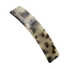 Long French Hair Barrettes, 4" Large Clips for Women, Thick Hair, Automatic Clasp, Resin Nonslip Grip, Ponytail Holders