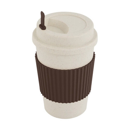 Tazza da caffè riutilizzabile Rolling Sands da 473 ml con coperchio 1