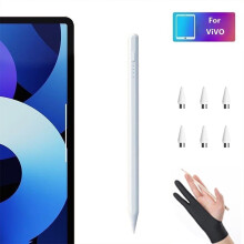 Penna stilo compatibile con Vivo2, ricarica rapida con riconoscimento del palmo e sensibilità all'inclinazione, compatibile con schermi touch iOS e