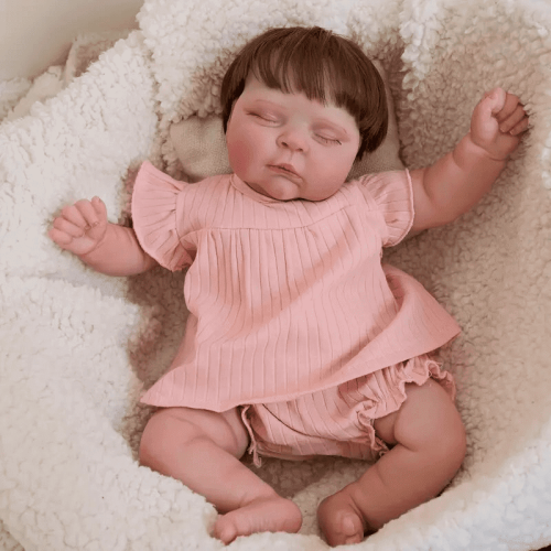 Bebê Reborn com corpo de tecido e membros de vinil de 50 cm (20 polegadas)
