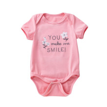 Neugeborene, Kleinkinder, Babys, Mädchen, 1er-Pack Sommer-Strampler, Oberteile, Bodys