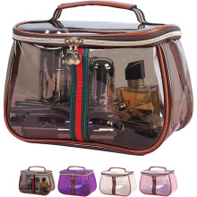 Láimhseáil uiscedhíonach mála vanity soiléir retro 1 phíosa