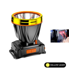 Starke Fernlicht-Stirnlampe mit Typ-C-Ladeanschluss, superheller, wiederaufladbarer Kopf La/ B7H6