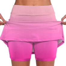 Jupes de tennis taille haute pour femmes, effet ventre plat, plissées, style short de golf, avec poches, bleu marine.