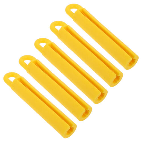 Worgeous5Pcs Κρεμάστρα Στέκας Μπιλιάρδου για Αξεσουάρ Στέκας, Βάση Πισίνας, Κίτρινη 2