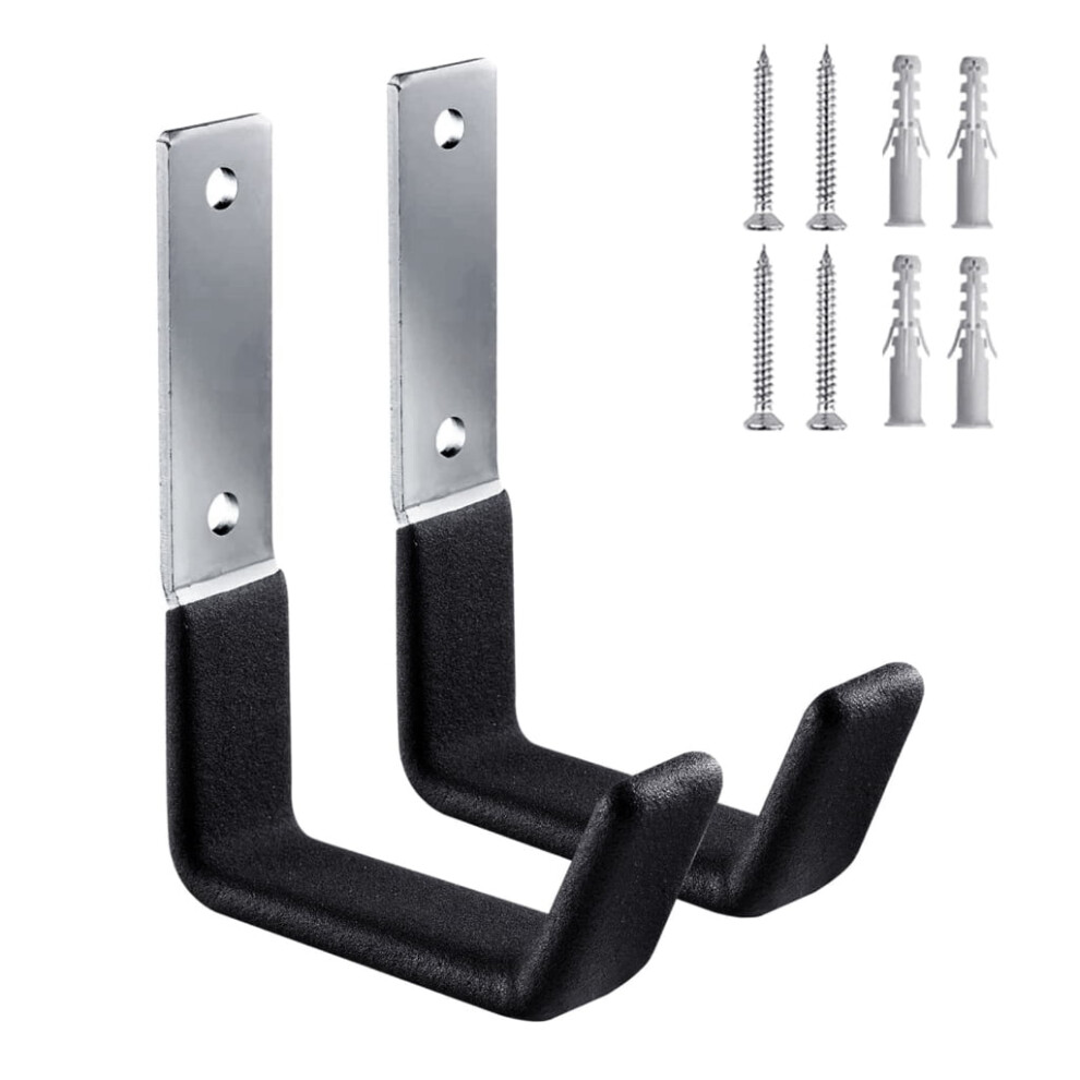 2Pcs Heavy Duty Garage Hooks For Extension Cords And Tools Wall Mount Hangers 9558633719666