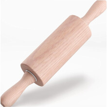 HelferX 9 inch Small Wooden Rolling Pin for Baking