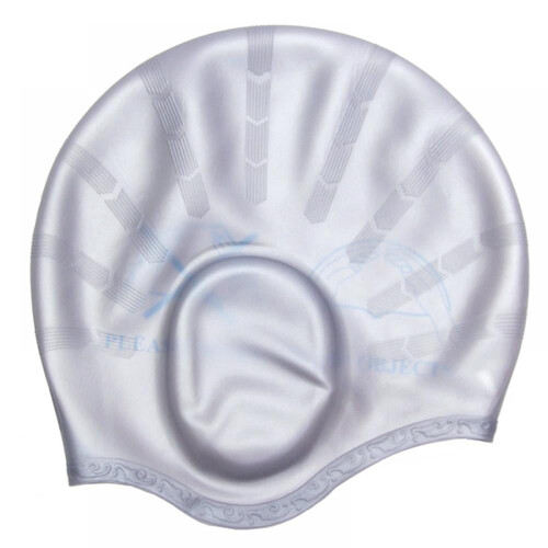 Unisex σκουφάκια κολύμβησης με προστασία αυτιών 3D, ανθεκτικά εύκαμπτα σκουφάκια