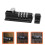 Keyless Password Door Security Lock Sliding Bolt 2pcs for Home 3