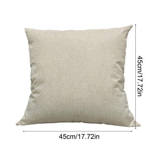 Linne soffkudde 45x45cm med inlägg 2