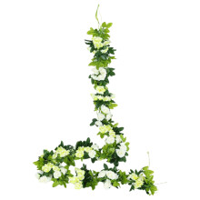 Garland Fíniúna Rós Saorga Bán 240cm