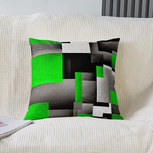 Vändbara örngott med geometri, 40x40 cm