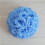 Artificial Rose Flower Ball Sky Blue 1 Piece 2