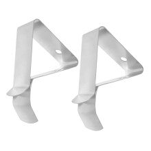 2Pcs Thermometer Clip for Coffee Cups Adjustable Probe Holder AntiSlip Scald Prevention Stainless Steel