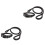 2Pcs Black Pet Supplies Dog Traction Strap Durable Nylon Pulling Rope 3