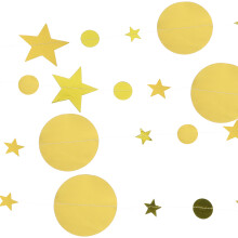 2 Pcs Hanging Star Decorations Wedding Bridal Shower Baby-Shower