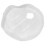 4Pcs Round Foldable Bathtub Covers White Non-Woven Thermal Insulation 1