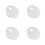 4Pcs Round Foldable Bathtub Covers White Non-Woven Thermal Insulation 4