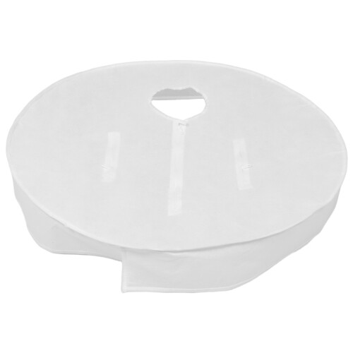 4Pcs Round Foldable Bathtub Covers White Non-Woven Thermal Insulation 2