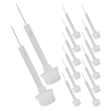40Pcs Nail Polish Brush Replacement Transparent for DIY and Salon Use