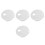4Pcs Round Foldable Bathtub Covers White Non-Woven Thermal Insulation 8