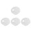 4Pcs Round Foldable Bathtub Covers White Non-Woven Thermal Insulation 10