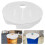 4Pcs Round Foldable Bathtub Covers White Non-Woven Thermal Insulation 11