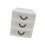 3Pcs Beige 3 Layer Plastic Drawer Storage Box For Home Office 1