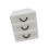 3Pcs Beige 3 Layer Plastic Drawer Storage Box For Home Office 2