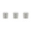 3Pcs Beige 3 Layer Plastic Drawer Storage Box For Home Office 7