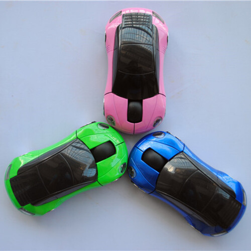 2.4Ghz 3D Car Shape Wireless Optical USB Mouse For PC Laptop Black 1
