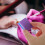 50Pcs Violet Sponge Nail Files Double-Sided Buffer Blocks 5