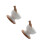 2Sets Household Ceramic Pestle and Mortar Manual Kitchen Grinding Tool 4